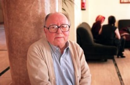 El escritor Augusto Monterroso, en 1999.