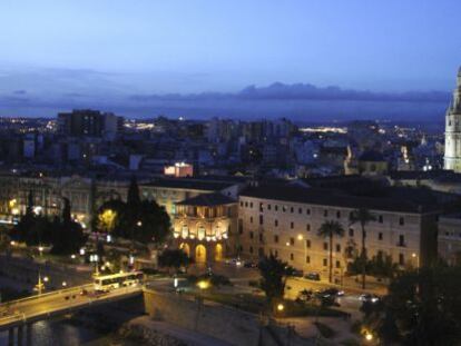 Panorámica de la ciudad de Murcia.