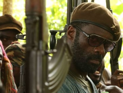 Idris Elba, en un fotograma de &#039;Beasts of No Nation&#039;.