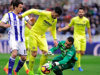 Asenjo ante la Real Sociedad.