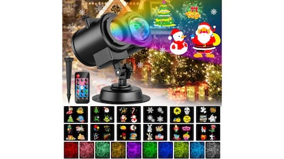 Este proyector láser navideño cuenta con más de 1.000 reseñas en Amazon.