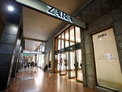 Un tienda de Zara en Mil&aacute;n