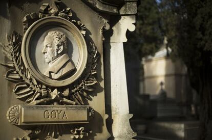 Panteón de Goya en el cementerio de San Isidro de Madrid. El artista murió en Burdeos (Francia) en 1828 y décadas después fueron trasladados sus restos a Madrid.