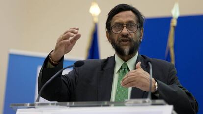 Rajendra Pachauri en 2014.