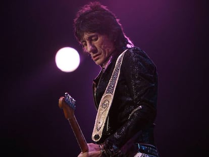 Ron Wood, guitarrista de The Rolling Stones.