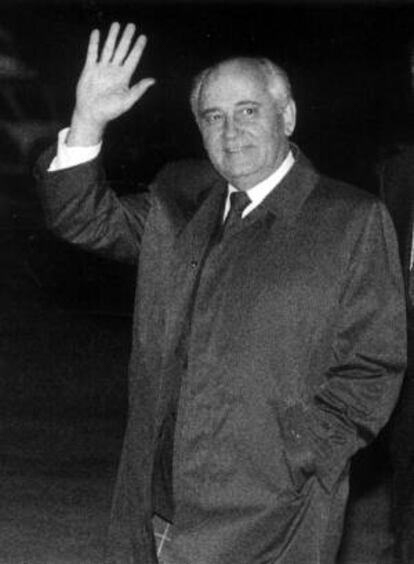 El líder soviético Mijail Gorbachov.