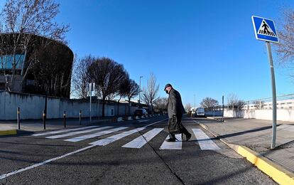 El excomisario José Manuel Villarejo, en enero pasado en San Fernando de Henares.