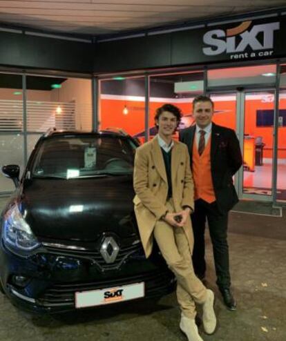 El anuncio de Nicolás de Dinamarca para Sixt.