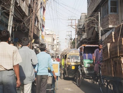 Uma rua de Patna (Bihar, Índia), onde cresce a incidência do rapto de homens.