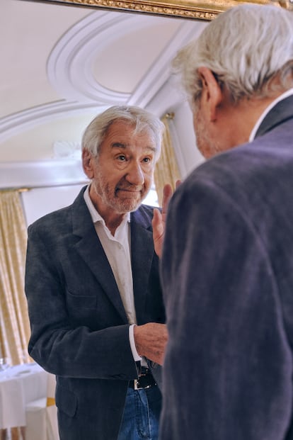 El actor José Sacristán, fotografiado hace unos días en El Escorial (Madrid). 