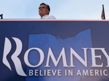 Romney en un acto de campa&ntilde;a en Ohio el 14 de agosto. 