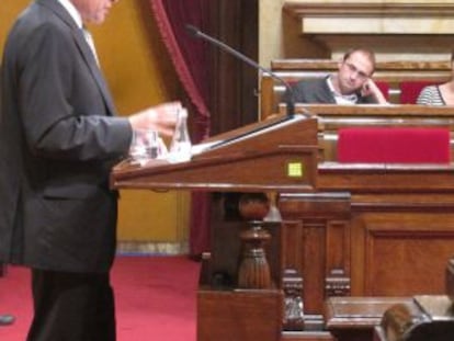 El presidente Artur Mas en el debate de política general.