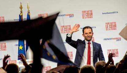 Benoît Hamon fue el candidato del Partido Socialista de Francia a las elecciones.