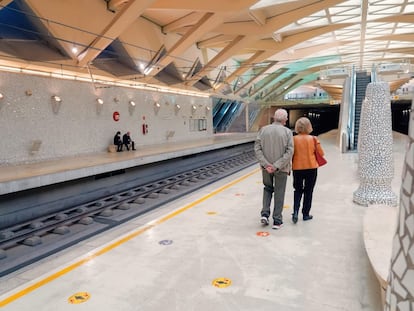 Estación de Metro de Alameda, en Valencia.