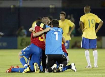 La Selección celebra el triunfo