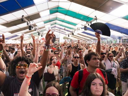 El nuevo escenario Village en el Sónar de día en la feria de Montjuïc.