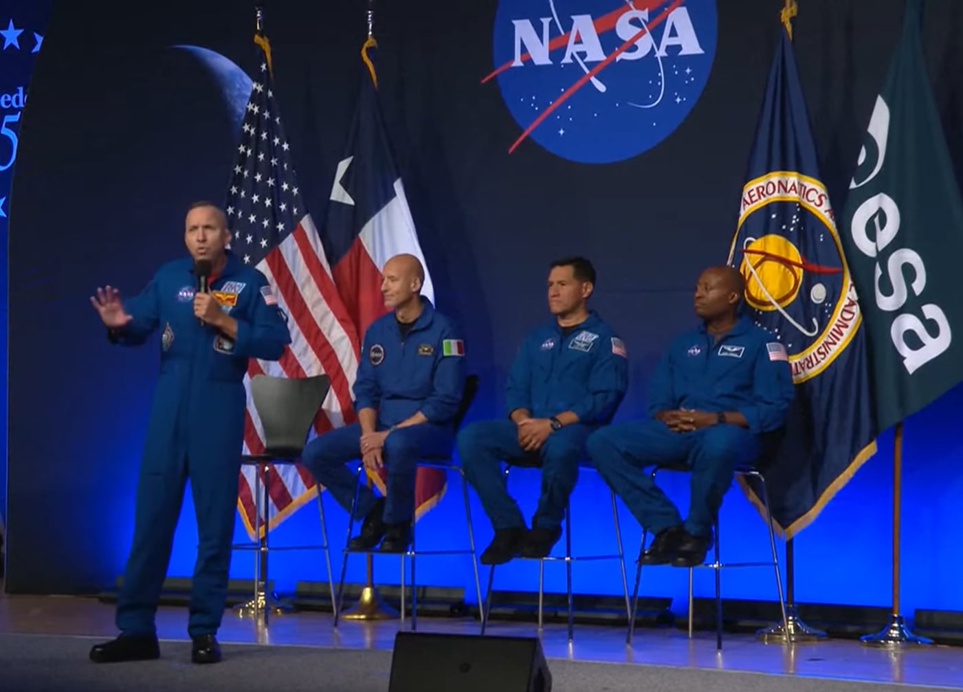 Cuatro hombres volarán en la misión Artemis 3, el 
