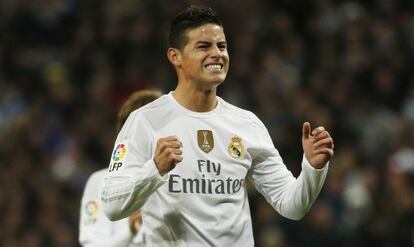 James, durante el clásico.