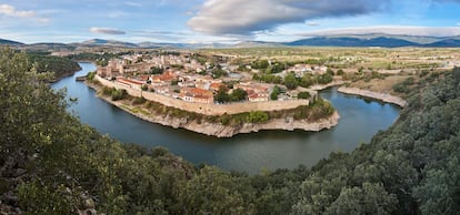 Vistas de la localidad de Buitrago de Lozoya, en la Sierra Norte de Madrid.
