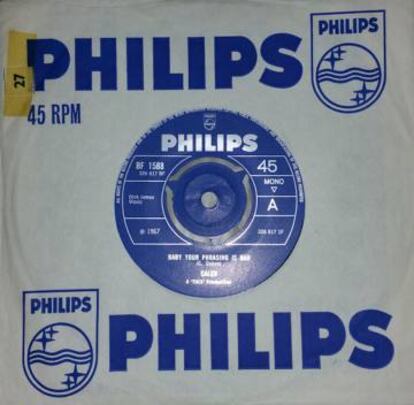 El single de Caleb de 1967, ahora vendido por más de 2.500 euros.
