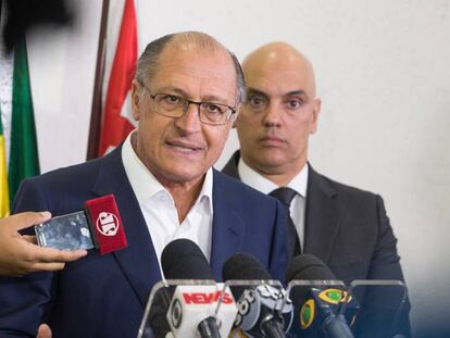 Geraldo Alckmin e Alexandre de Moraes, em 2016.