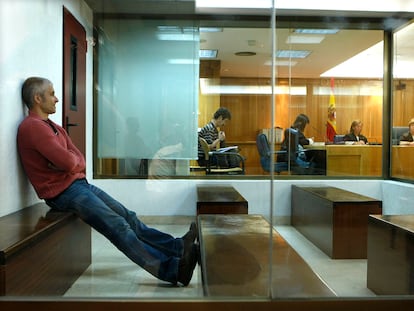 Francisco Javier García Gaztelu, Txapote, en la Audiencia Nacional durante un juicio en 2010.