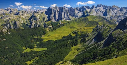 Vista del valle de Serene, en el parque nacional de Prokletije, en Montenegro.