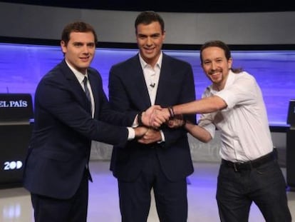 Mariano Rajoy pincha en Telecinco y 13TV alcanza un 4% de ‘share’ con ‘El gran debate’ de EL PAÍS