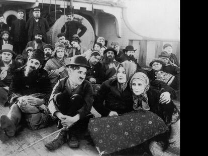 Fotograma de 'Charlot emigrante', de Charles Chaplin
