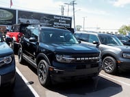 Un Ford Bronco a la venta en Michigan, EE UU, en una imagen de mayo de 2025.