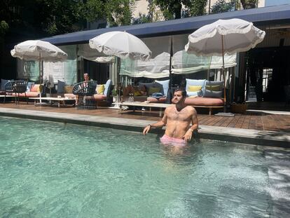 La piscina del Palacio de Atocha.