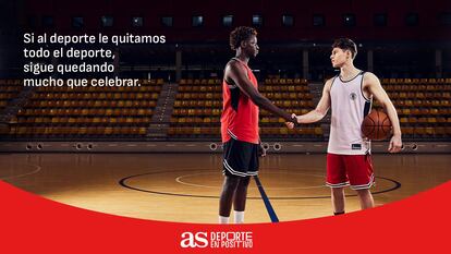 Imagen promocional de Deporte en Positivo, una iniciativa de Diario AS para promover los valores en el deporte.
