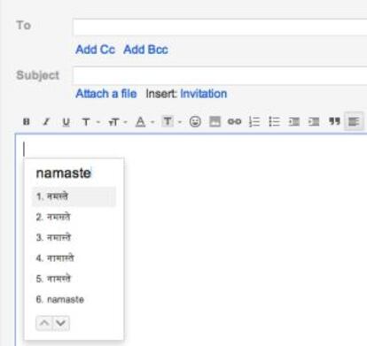 GMail permite cambiar de idioma