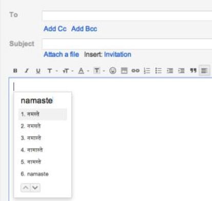 GMail permite cambiar de idioma