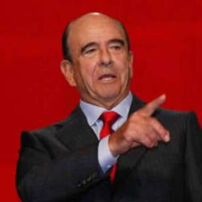 Emilio Botín, presidente de Banco Santander, e Isidro Fainé, presidente de CaixaBank