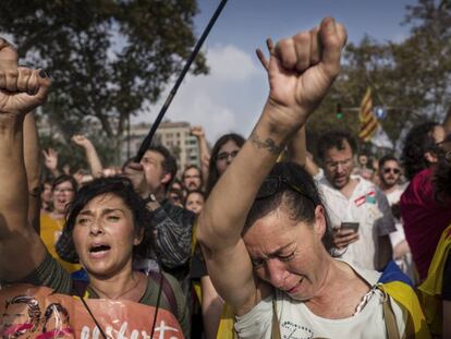 O que aconteceu nas ruas quando a Catalunha declarou a independência