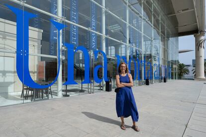 La directora Carme Portaceli, ante el TNC.