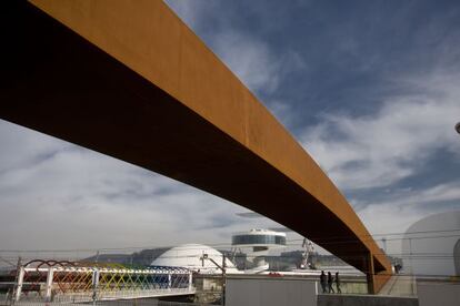 Vista del Centro Niemeyer de Avilés.