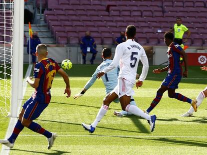 El Real Madrid vencía al FC Barcelona en el Clásico de La Liga el pasado mes de octubre en el Camp Nou.