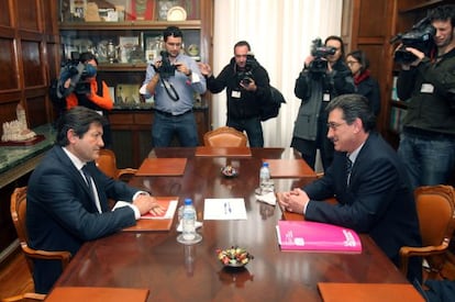 Javier Fernández e Ignacio Prendes.