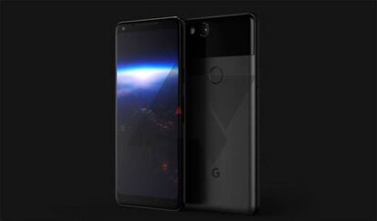 La pantalla del Google Pixel 2 ocuparía casi todo el frontal