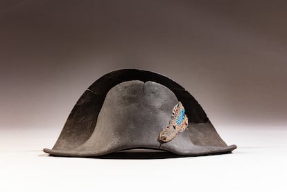 Sombrero bicornio de Napoleón que saldrá a subasta el 25 de junio.