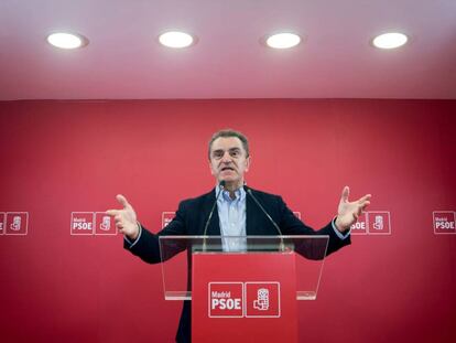 El portavoz del PSOE en la Comunidad de Madrid, José Manuel Franco.