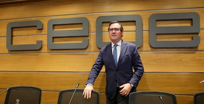 El presidente de CEOE, Antonio Garamendi. Europa Press