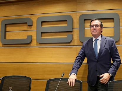 El presidente de CEOE, Antonio Garamendi. Europa Press