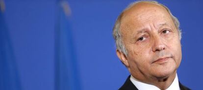 El ministro franc&eacute;s de Exteriores, Laurent Fabius. 