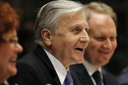 Trichet, durante la comparecencia el pasado martes en el Parlamento Europeo.