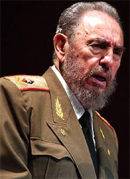 El presidente cubano, Fidel Castro, el pasado sábado en La Habana.