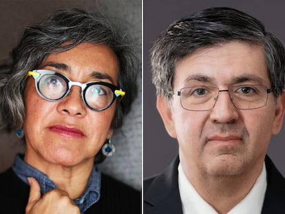 Los nuevos integrantes del Colegio Nacional de México: la escritora Cristina Rivera Garza y el informático Carlos A. Coello Coello