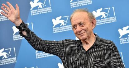 El director estadounidense Frederick Wiseman en la Mostra de Venecia.